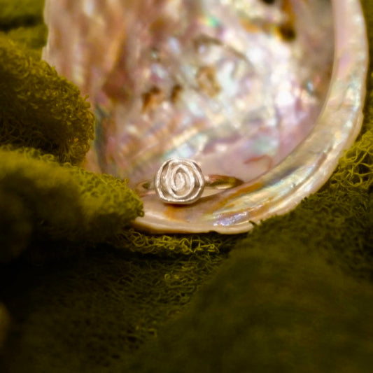 Silver Swirl Ring - Size 3.5