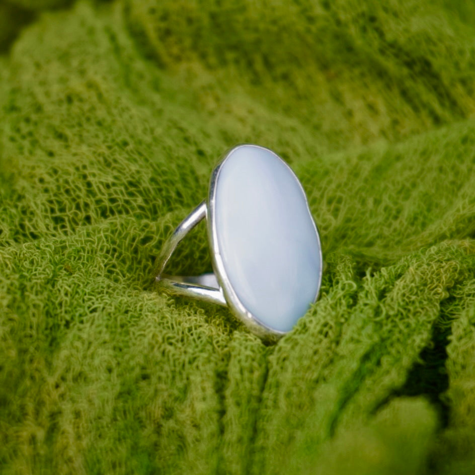 Blue Opal Ring - Size 10.75