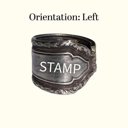 Harmony (Regular) - Stamped Spoon Ring