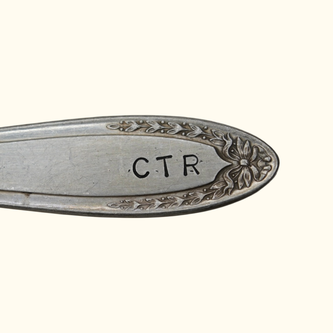 CTR - Stamped Spoon Ring