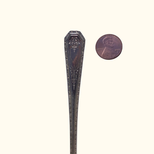 Rodger (small) - Stamped Spoon Ring