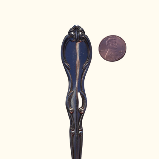 Victor (xl) - Stamped Chunky Spoon Ring