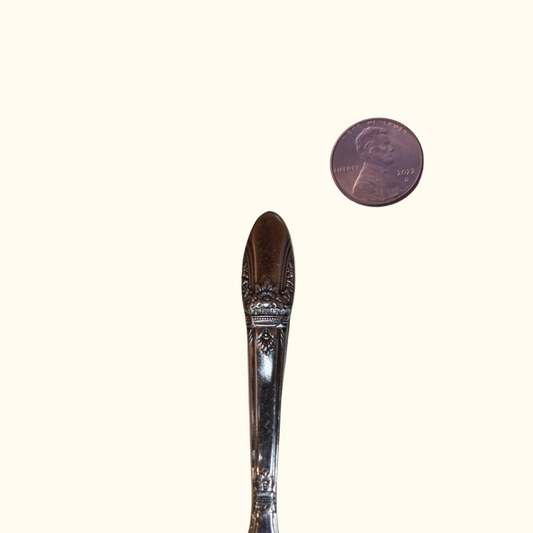 First Love (xs) - Stamped Spoon Ring