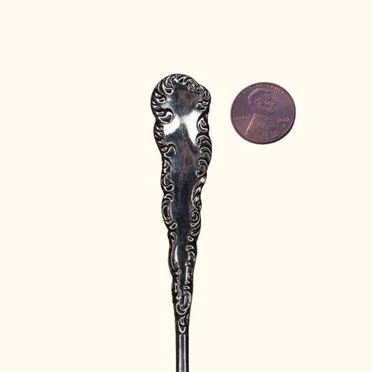 Paisley - Stamped Spoon Ring