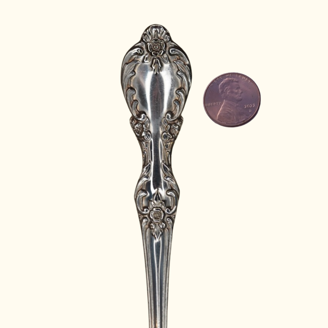 Grande Elegance (xl) - Stamped Chunky Spoon Ring