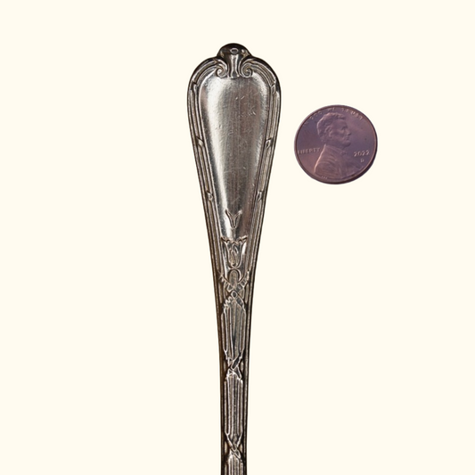 Knot (large) - Stamped Spoon Ring