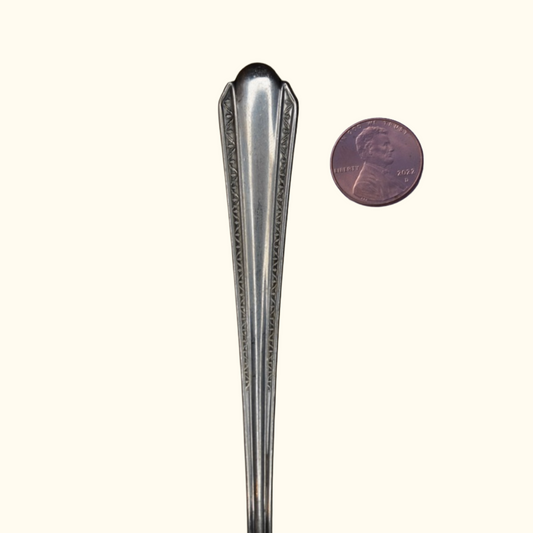 Croydon (large)- Stamped Spoon Ring
