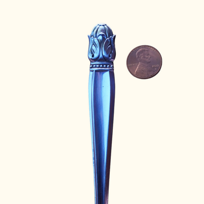 Danish Princess (xl) - Stamped Spoon Ring