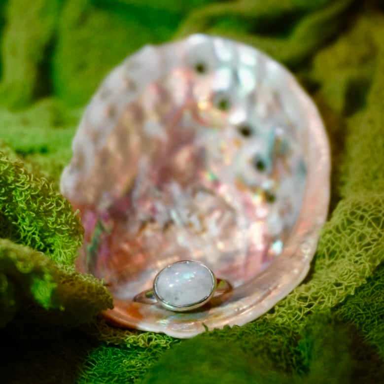Moonstone Ring - Size 3.5
