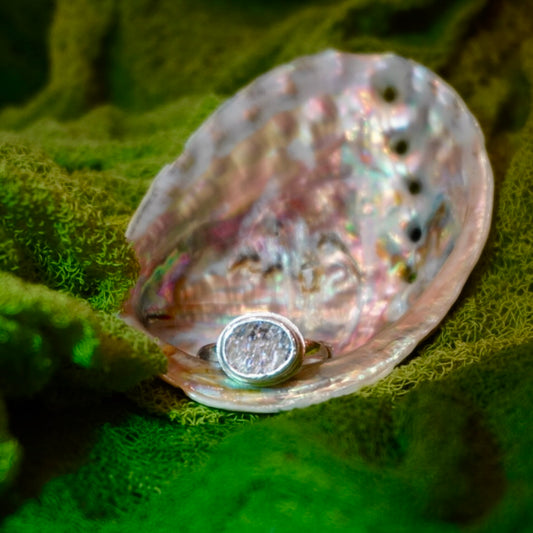Abalone Shell Ring - Size 5.25