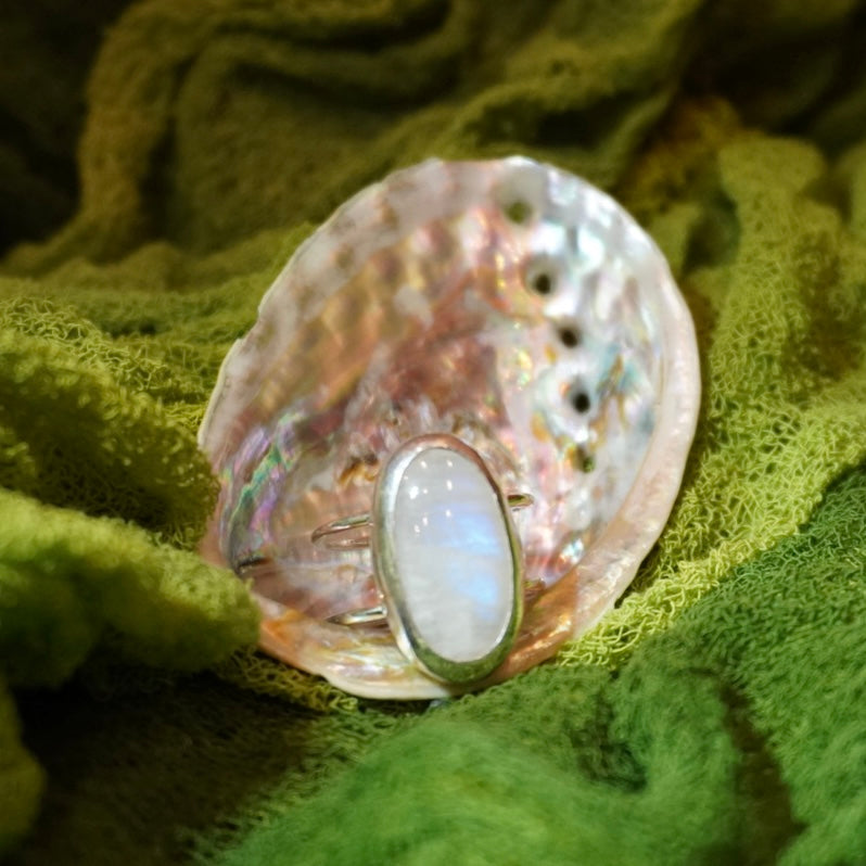 Moonstone Ring - Size 7.25/7.5