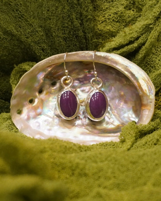 Phosphosiderite Earrings