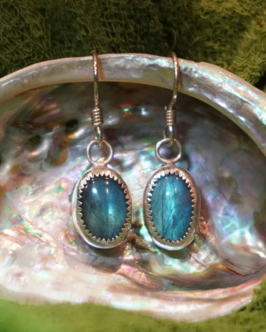 Labradorite Earrings