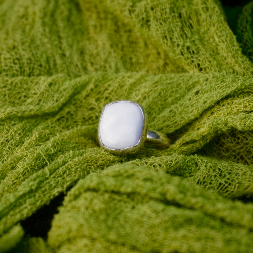Blue Opal Ring - Size 7.25