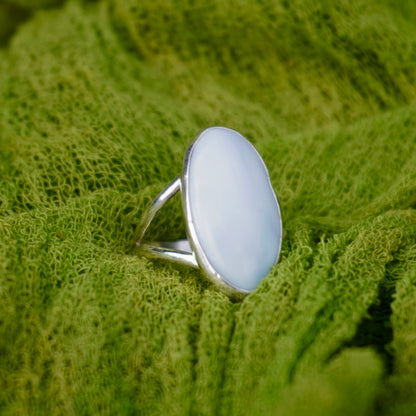 Blue Opal Ring - Size 10.75