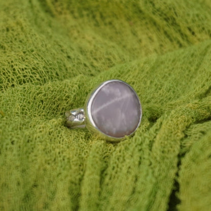 Grey Moonstone Ring - Size 6.5