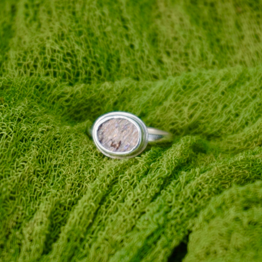 Abalone Shell Ring - Size 5.25