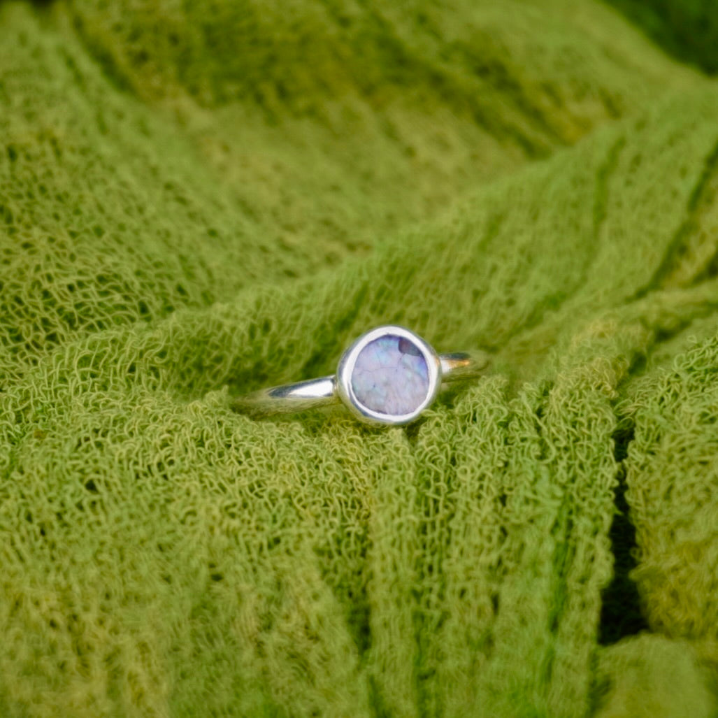 Abalone Shell Ring - Size 12.5