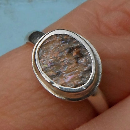 Abalone Shell Ring - Size 5.25
