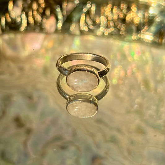 Moonstone Ring - Size 3.5