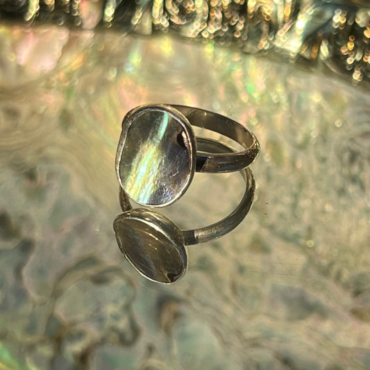 Abalone Shell Ring - Size 10