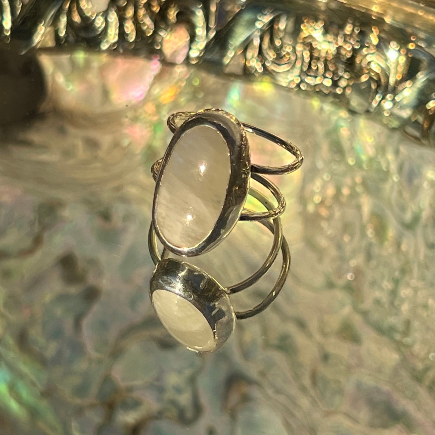 Moonstone Ring - Size 7.25/7.5