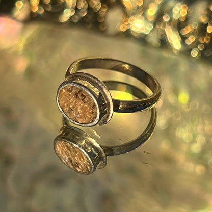 Abalone Shell Ring - Size 5.25