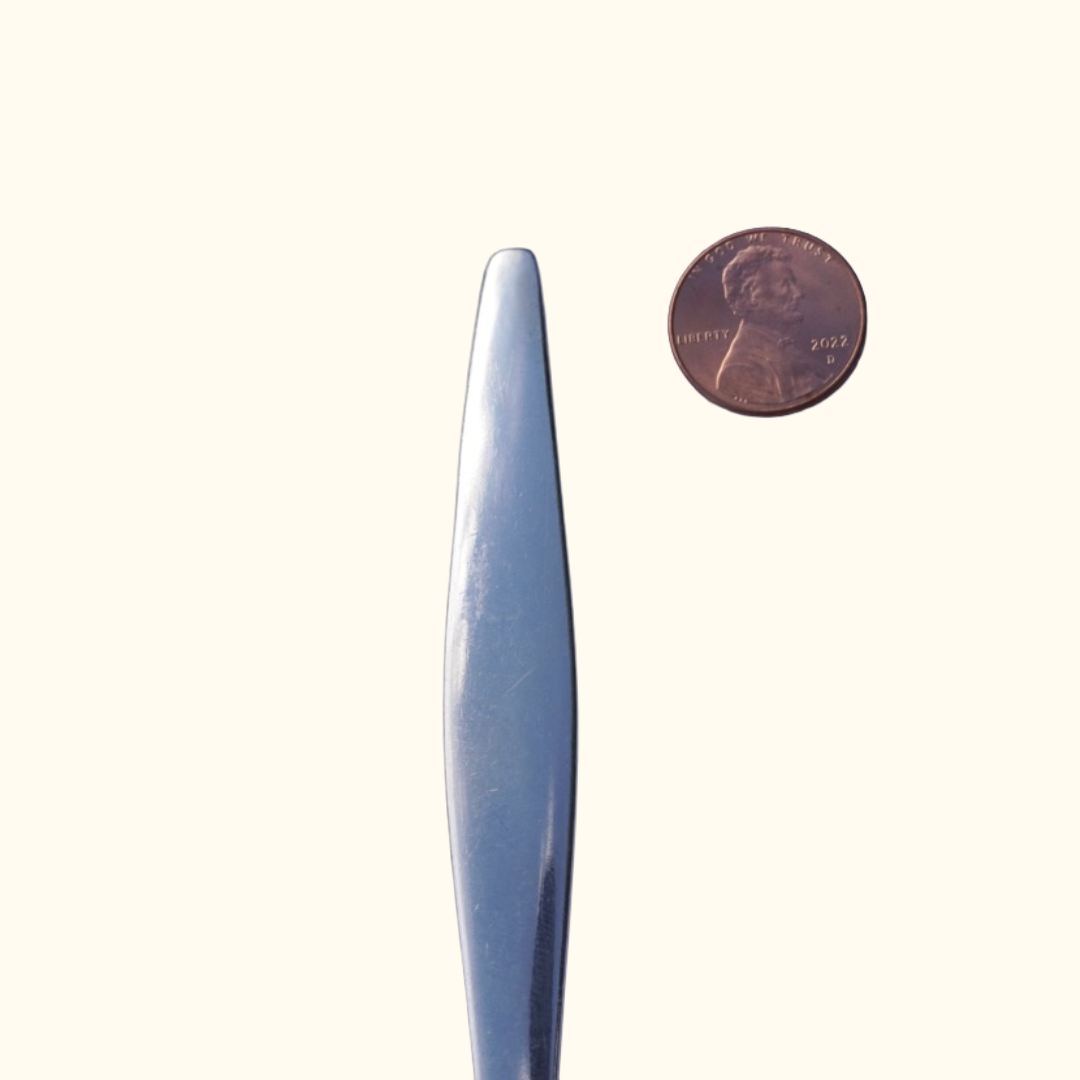 Plain Band - Stamped Spoon Ring