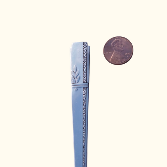 Grenoble (Large) - Stamped Spoon Ring