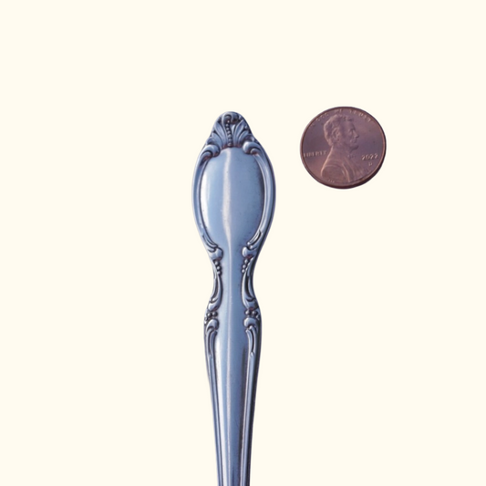 Precious Mirror - Stamped Spoon Ring