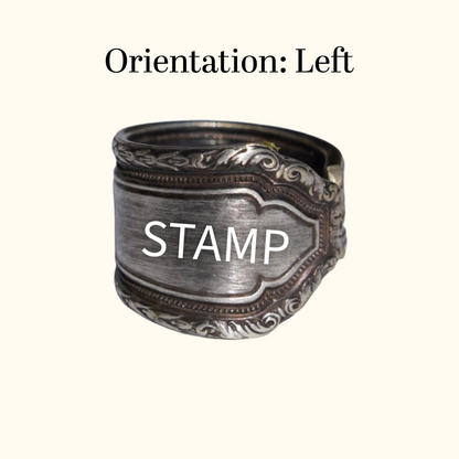 Harmony (Regular) - Stamped Spoon Ring