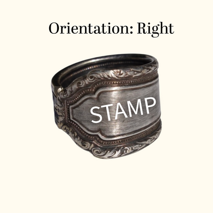 Harmony (Regular) - Stamped Spoon Ring