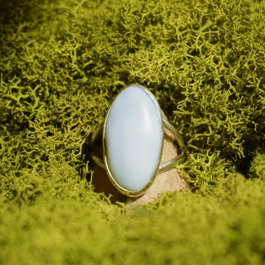 Blue Opal Ring - Size 10.75