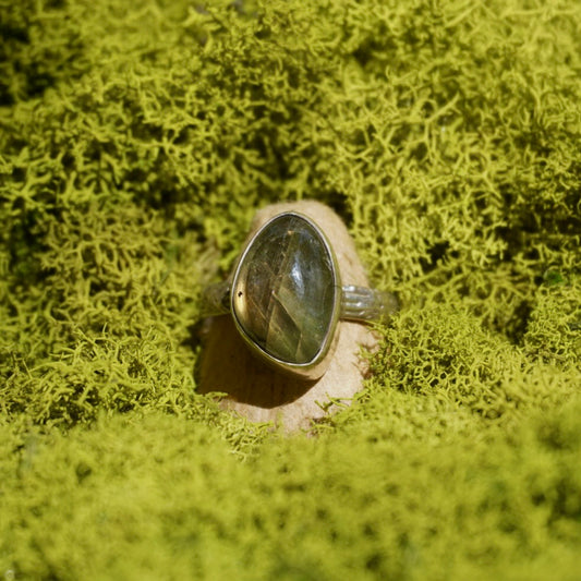 Labradorite Ring - Size 11.5