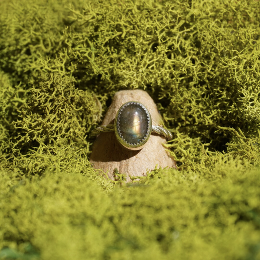 Labradorite Ring - Size 9